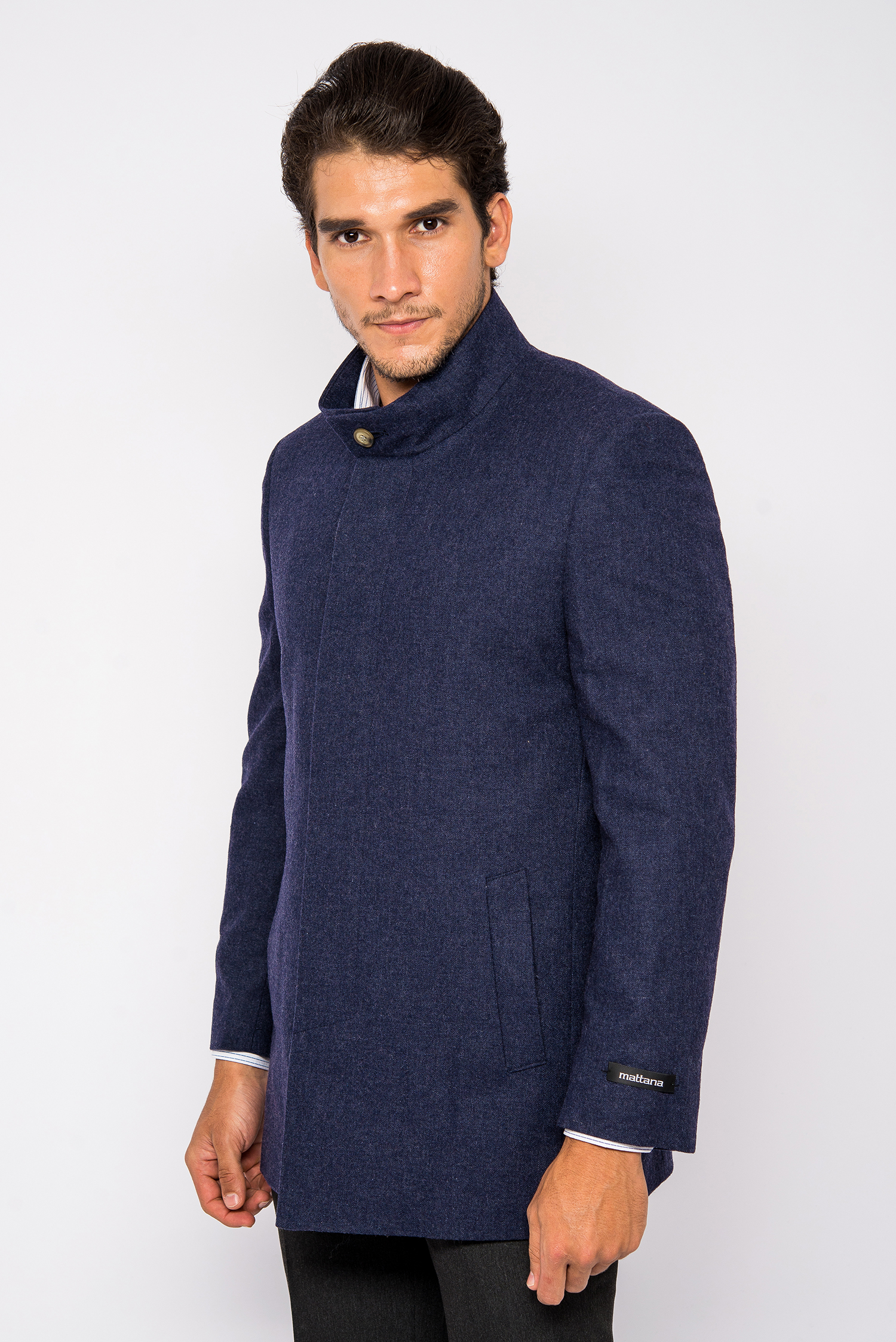 Áo Coat Nam Màu Xanh Đen Cát Mịn- HẾT HÀNG