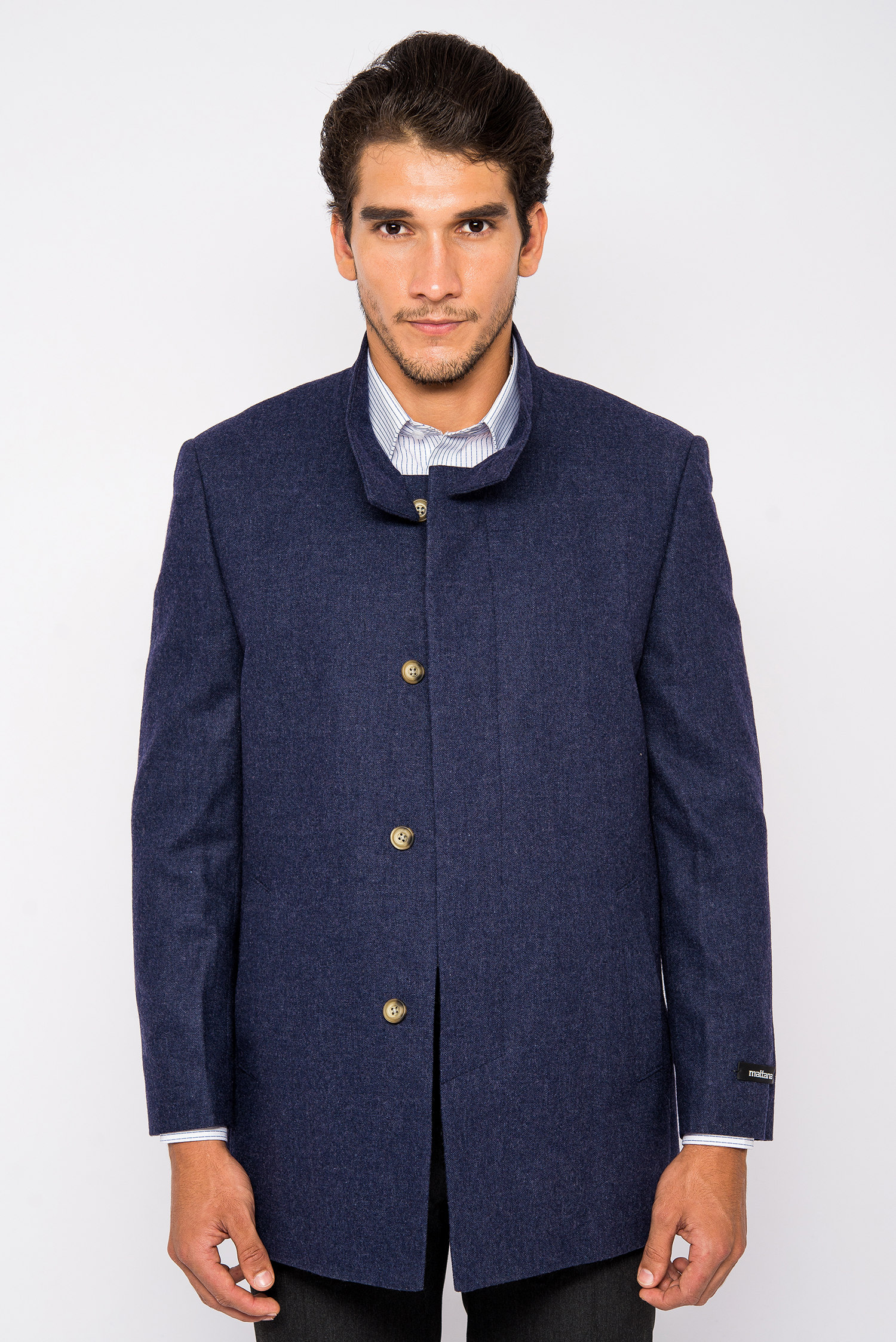 Áo Coat Nam Màu Xanh Đen Cát Mịn- HẾT HÀNG