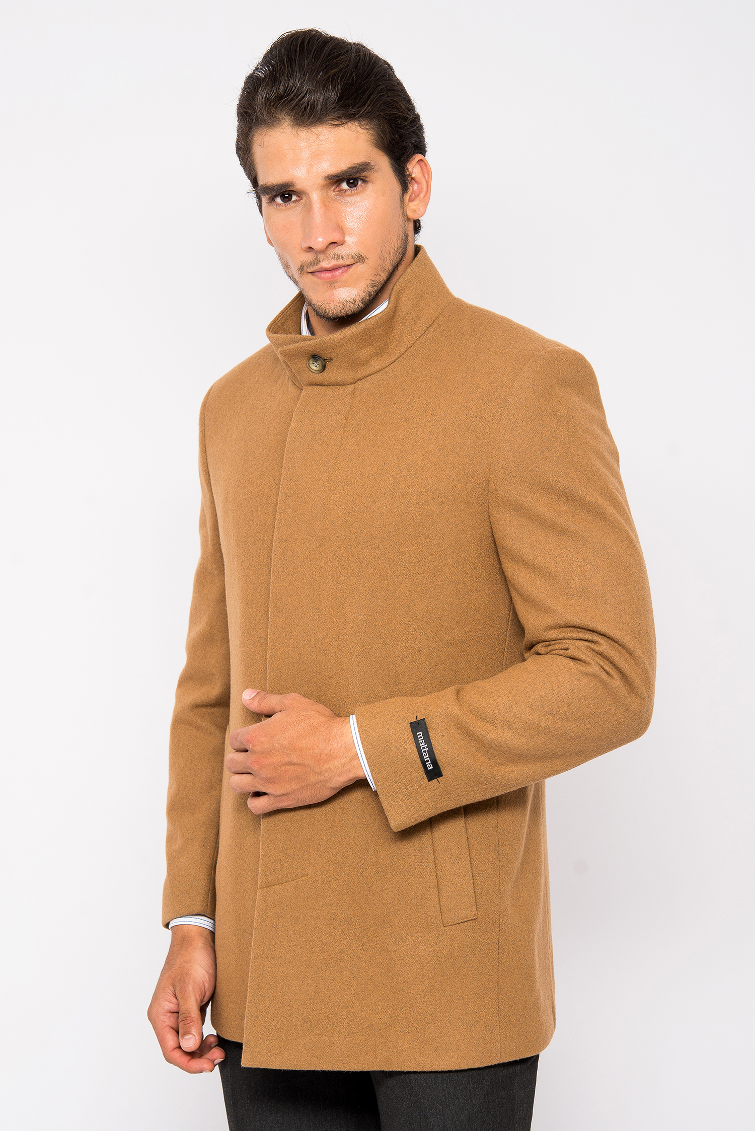 Áo Coat Nam Màu Khaki -HẾT HÀNG