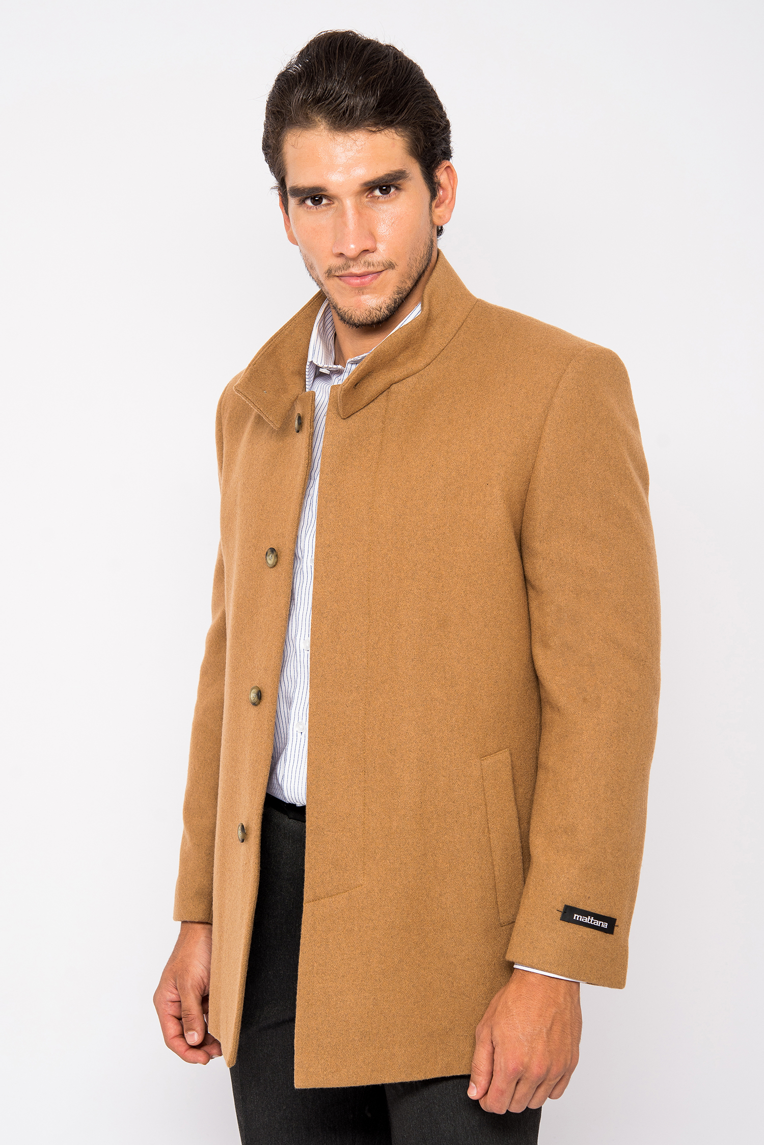 Áo Coat Nam Màu Khaki -HẾT HÀNG