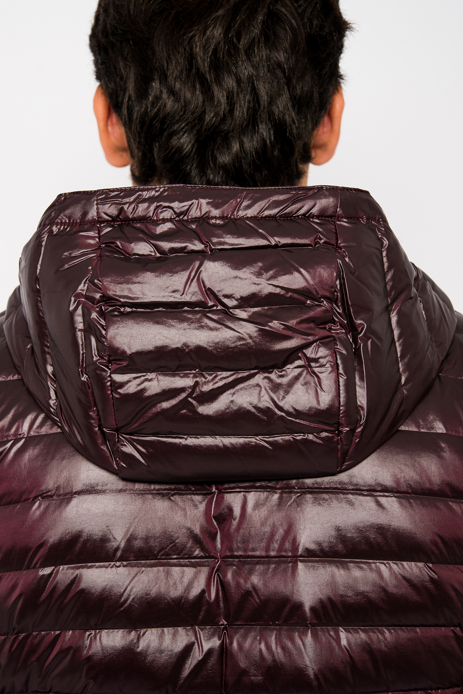 Áo Jacket Lông Vũ Màu Đỏ Đô Đậm