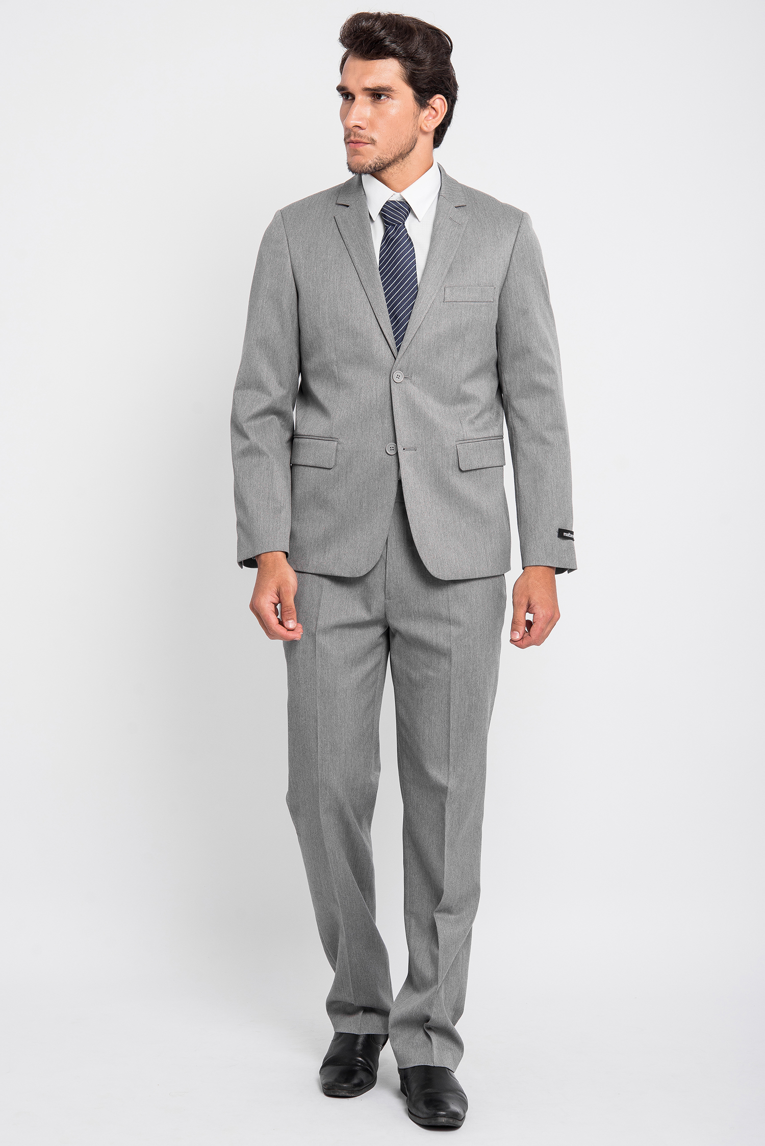 Bộ Veston Nam Xám nhạt Classic Fit-HẾT HÀNG