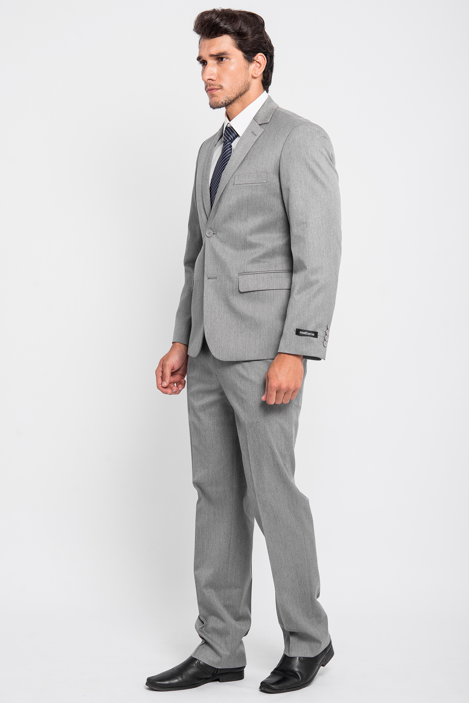 Bộ Veston Nam Xám nhạt Classic Fit-HẾT HÀNG