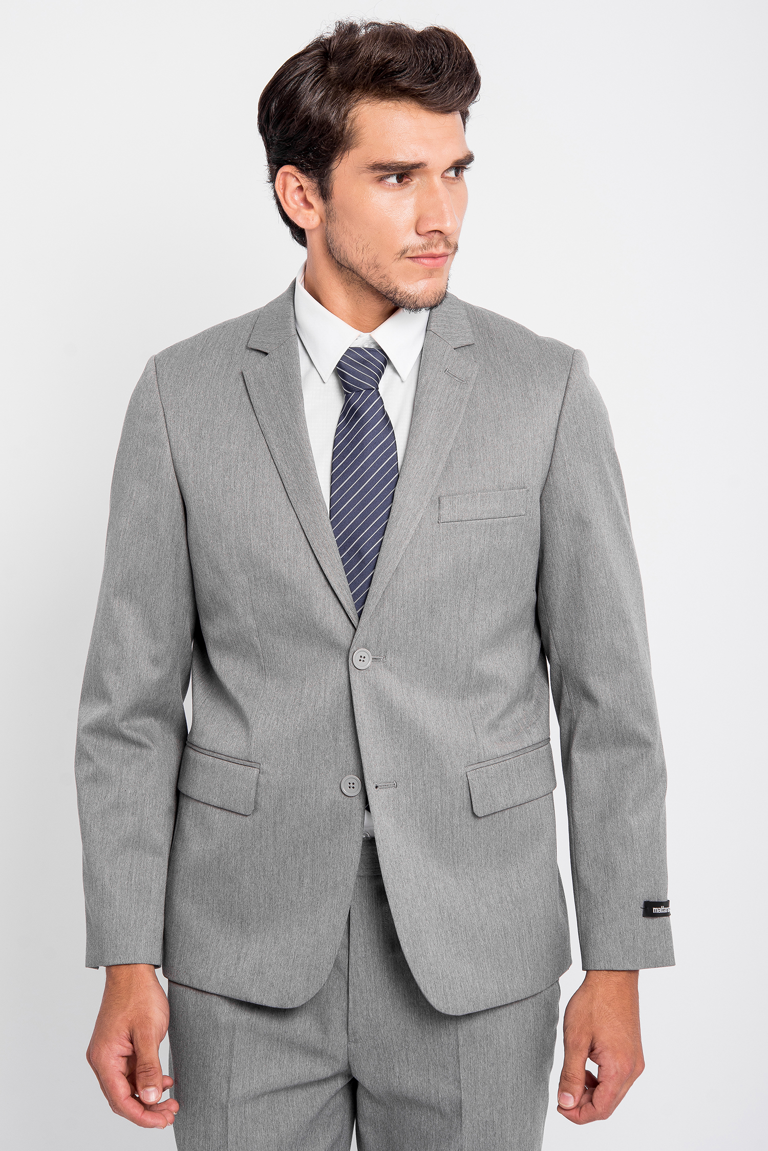 Bộ Veston Nam Xám nhạt Classic Fit-HẾT HÀNG