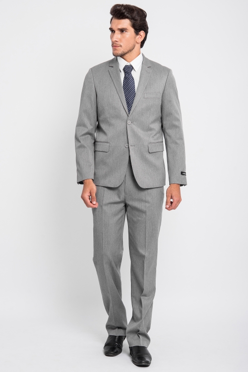 Bộ Veston Nam Xám nhạt Classic Fit-HẾT HÀNG