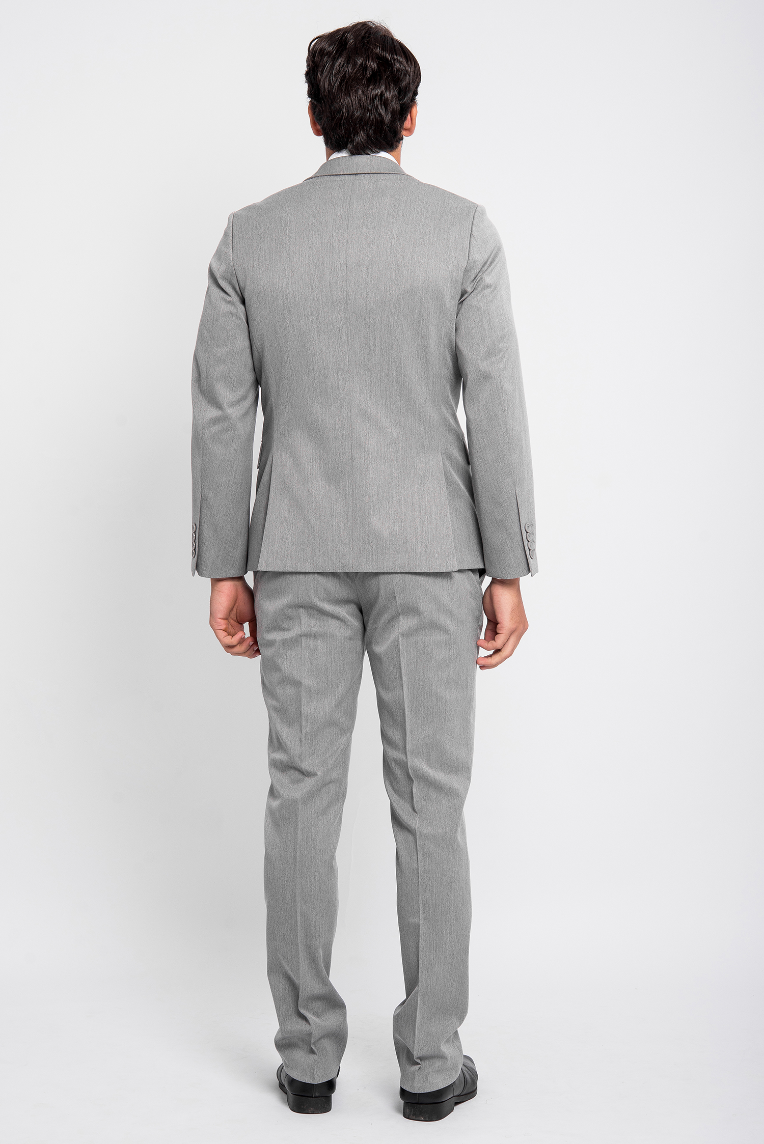 Bộ Veston Nam Xám Slim Fit-HẾT HÀNG