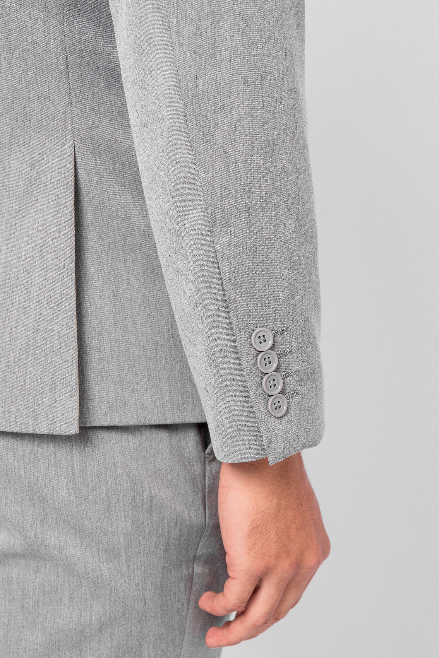 Bộ Veston Nam Xám Slim Fit-HẾT HÀNG