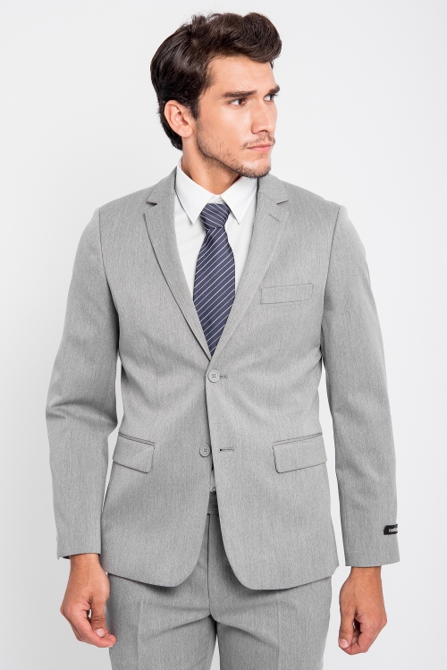 Bộ Veston Nam Xám Slim Fit-HẾT HÀNG