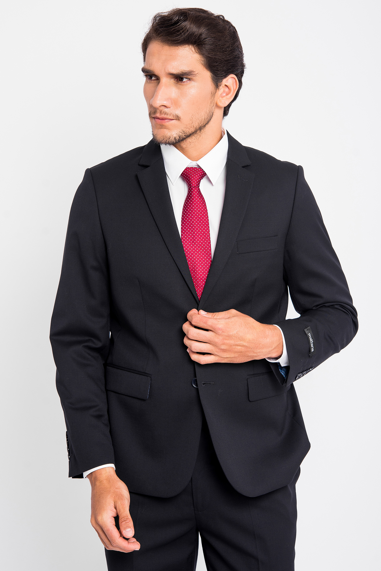 Bộ Veston Nam Đen Trơn Classic Fit - HẾT HÀNG