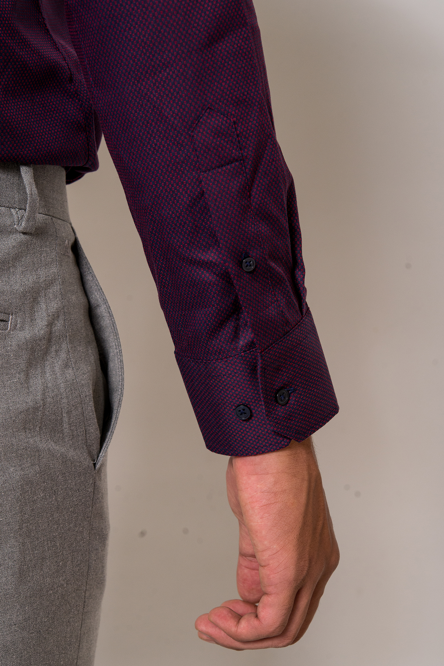 Sơ mi nam dài tay - Slimfit Tím Sẫm - HẾT HÀNG