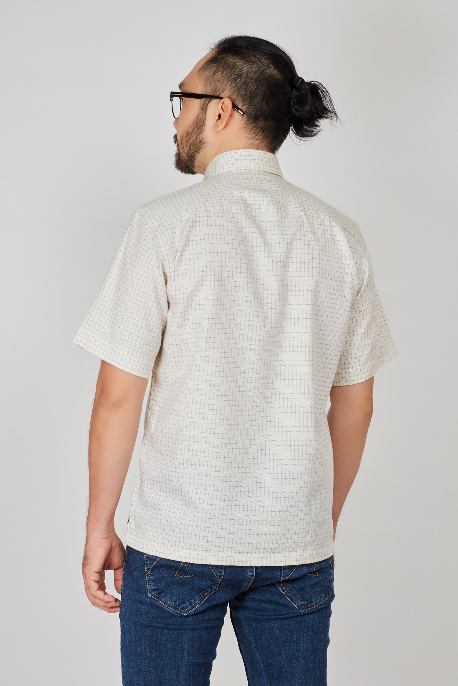 Áo sơ mi nam Casual ngắn tay ca rô sọc - HÊT HÀNG