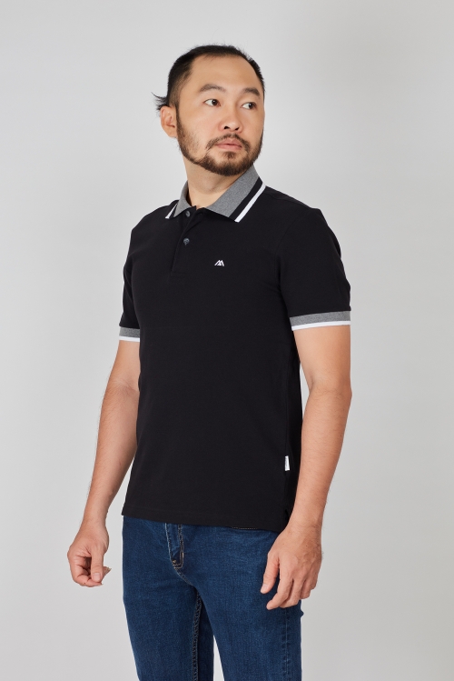 Áo Thun nam - Slim Fit đen trơn - HẾT HÀNG