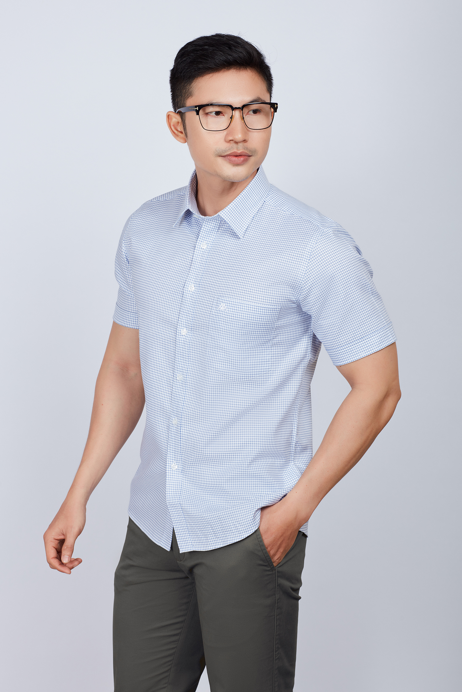 Sơ mi nam Ngắn tay - Regular - HẾT HÀNG