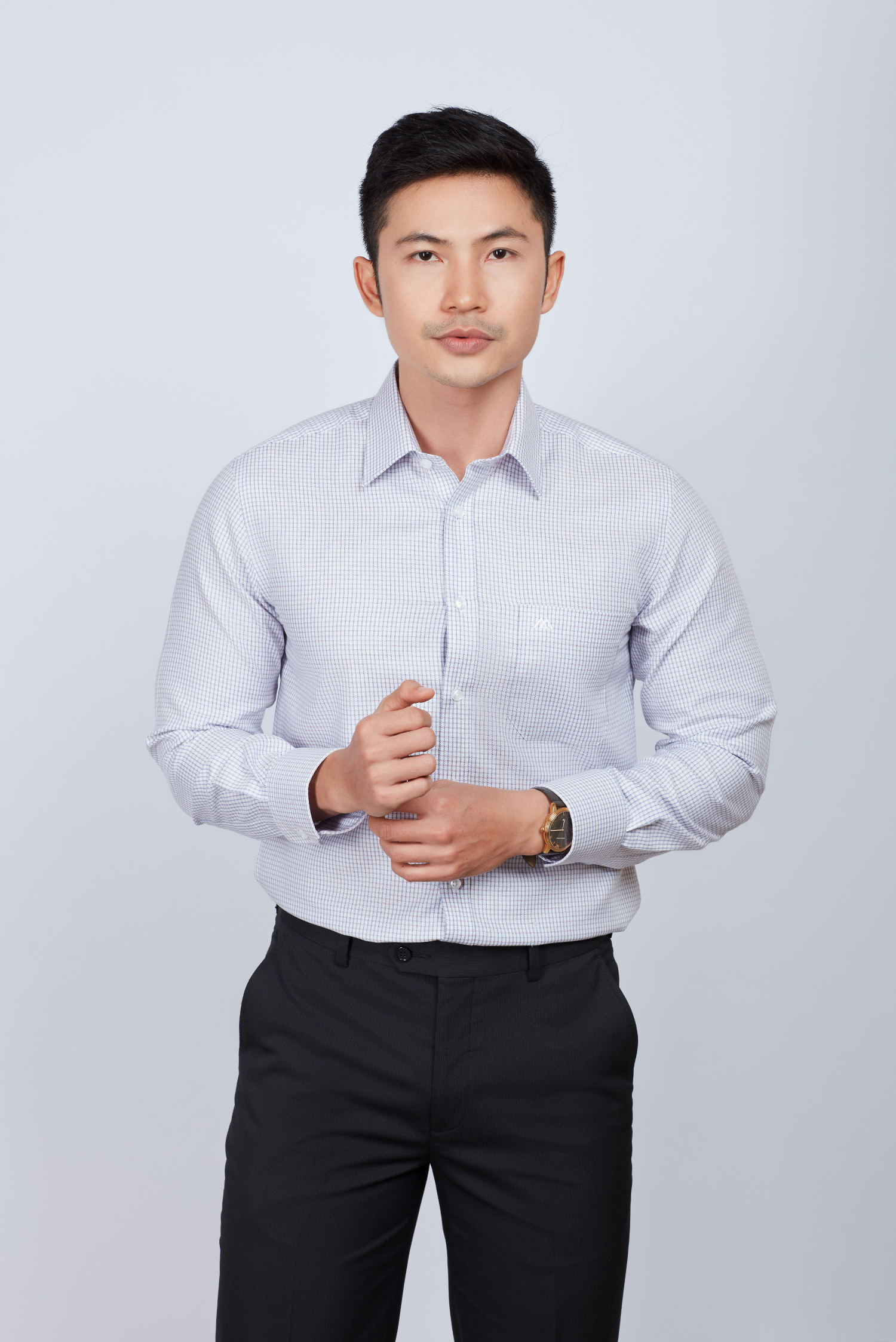 Áo sơ mi nam Classic dài tay sọc ca rô  - HẾT HÀNG