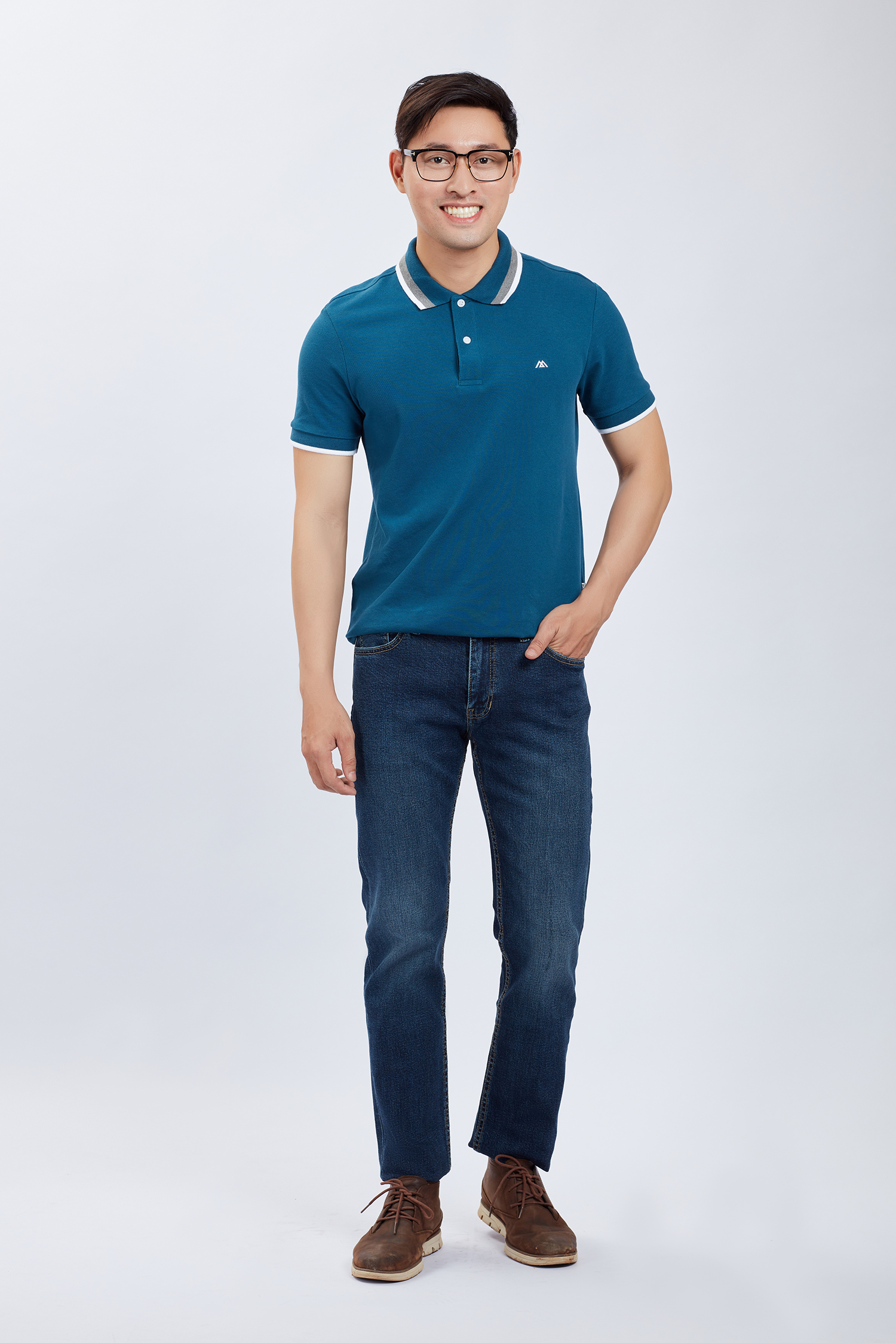 Quần Jean nam Slim Fit xanh dương - HẾT HÀNG