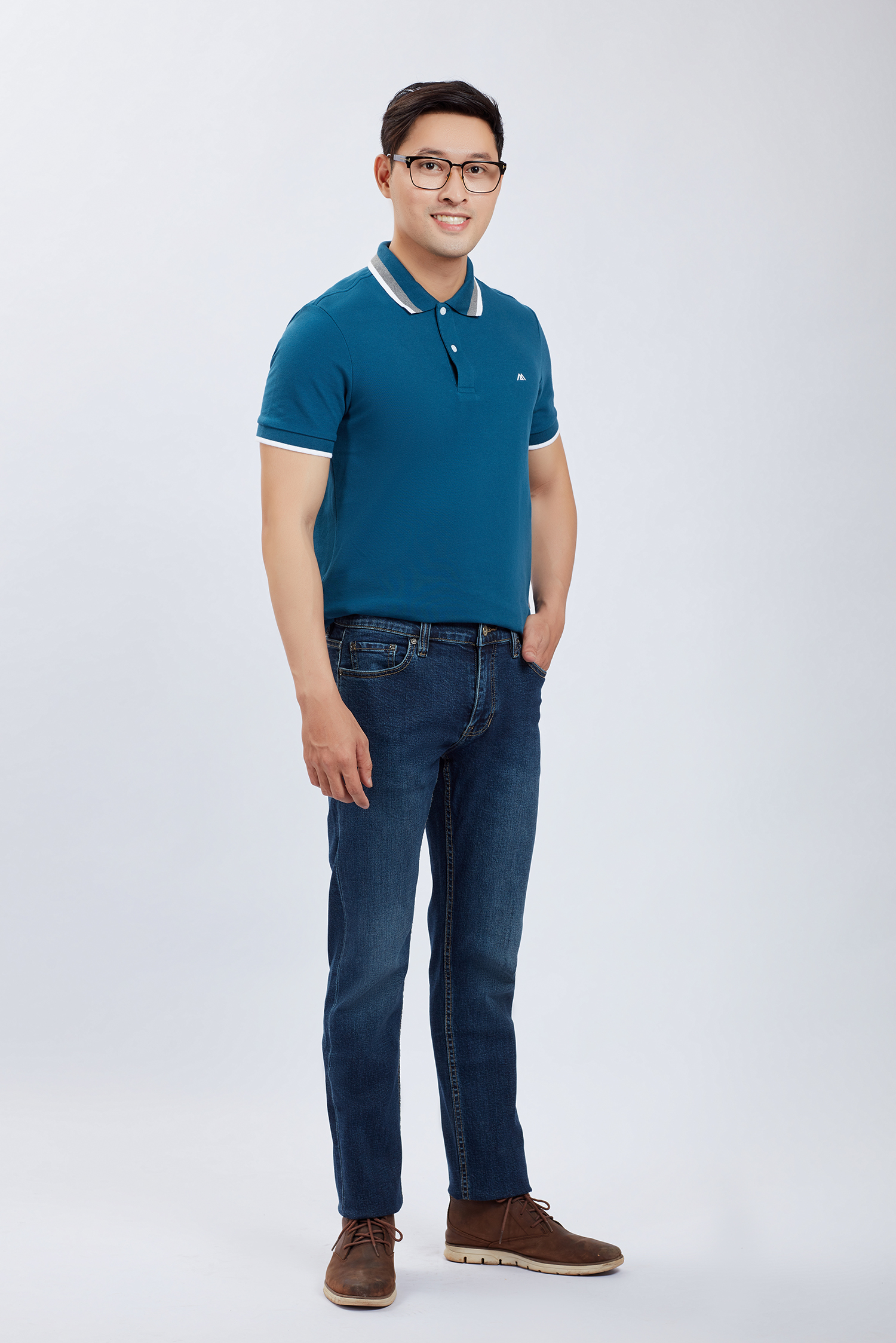 Quần Jean nam Slim Fit xanh dương - HẾT HÀNG
