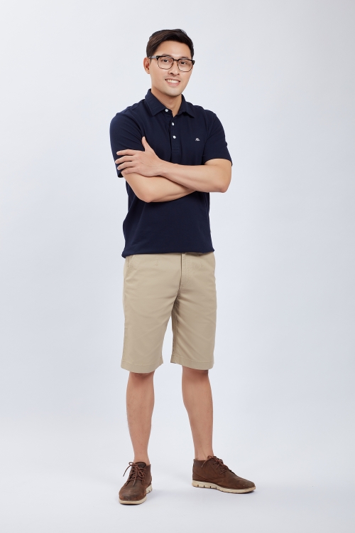 Quần short nam vàng da bò - HẾT HÀNG