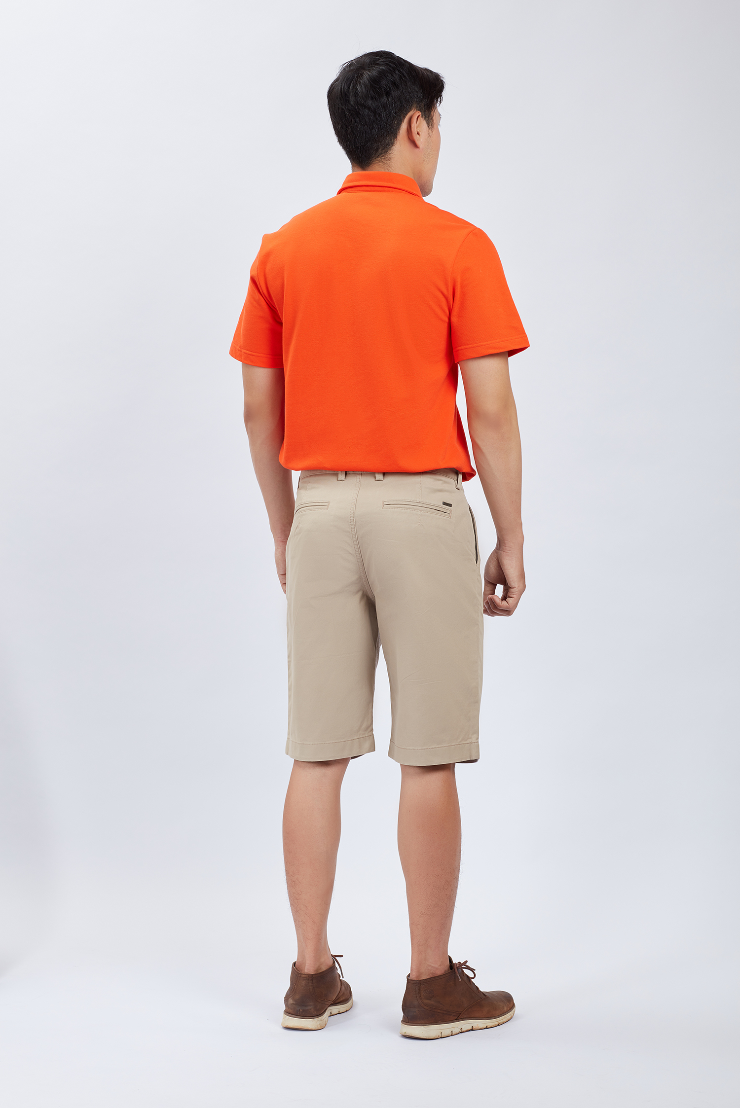 Quần short nam vàng sáng da bò