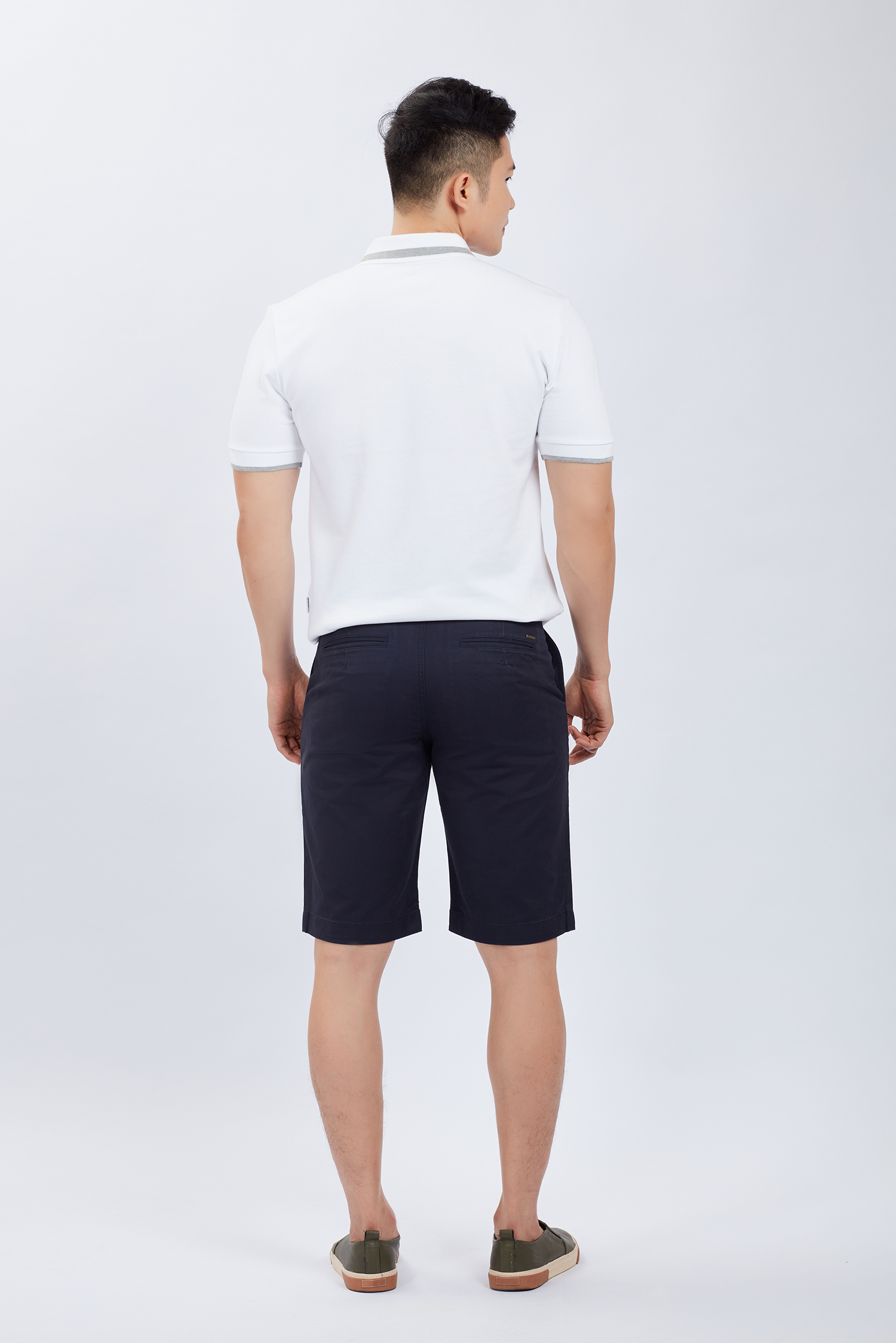 Quần short nam xanh đen trơn - HẾT HÀNG