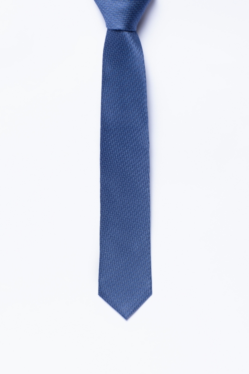 Cà Vạt nam bản nhỏ màu xanh hoa văn