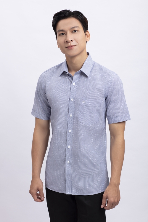 Áo sơ mi nam ngắn tay regular