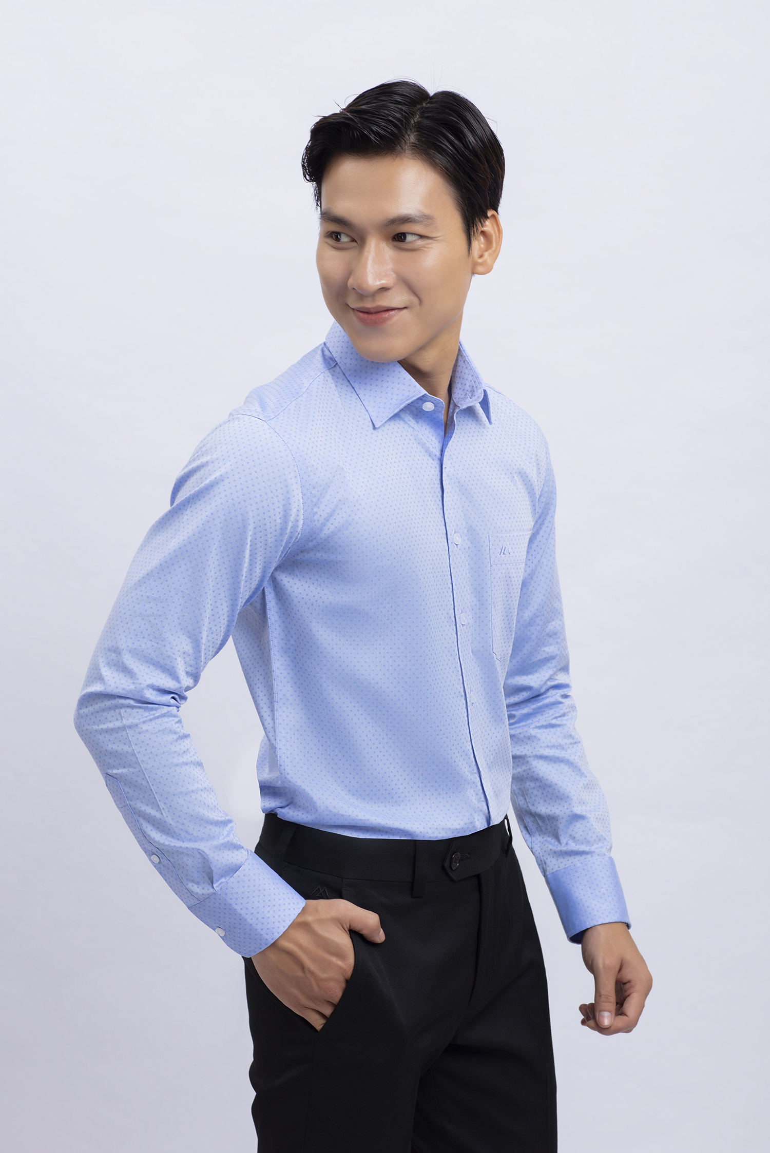 Áo sơ mi nam dài tay slimfit - HẾT HÀNG