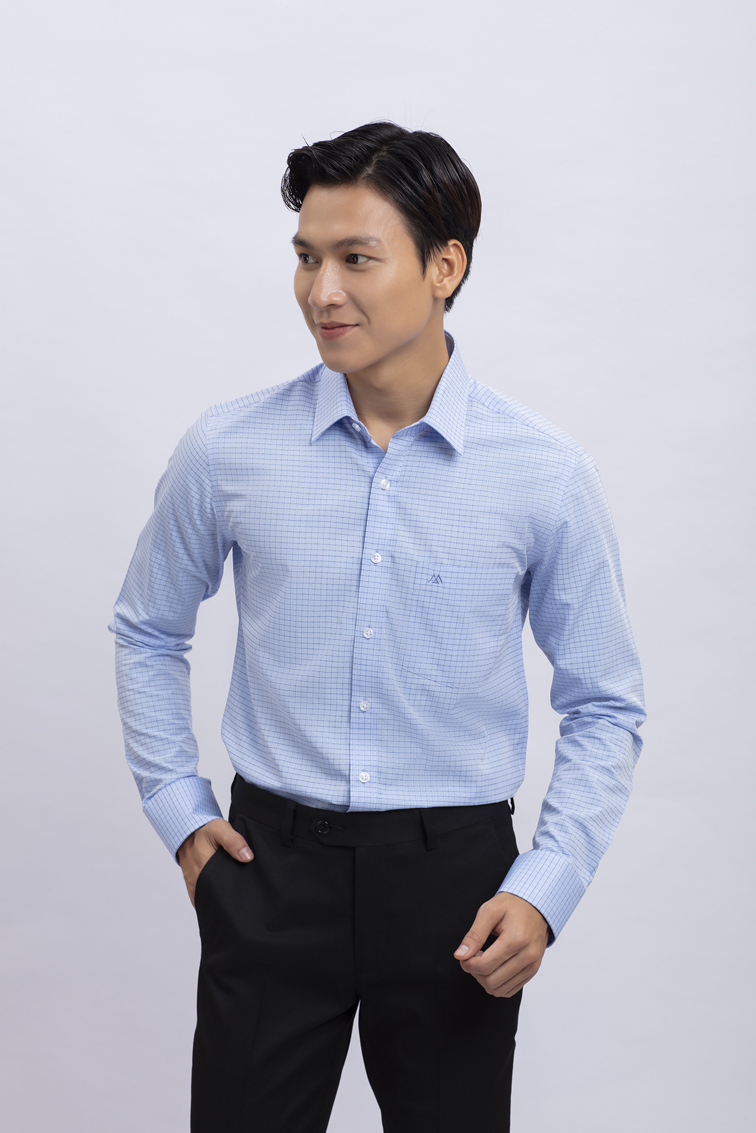 Áo sơ mi nam dài tay Regular=HẾT HÀNG