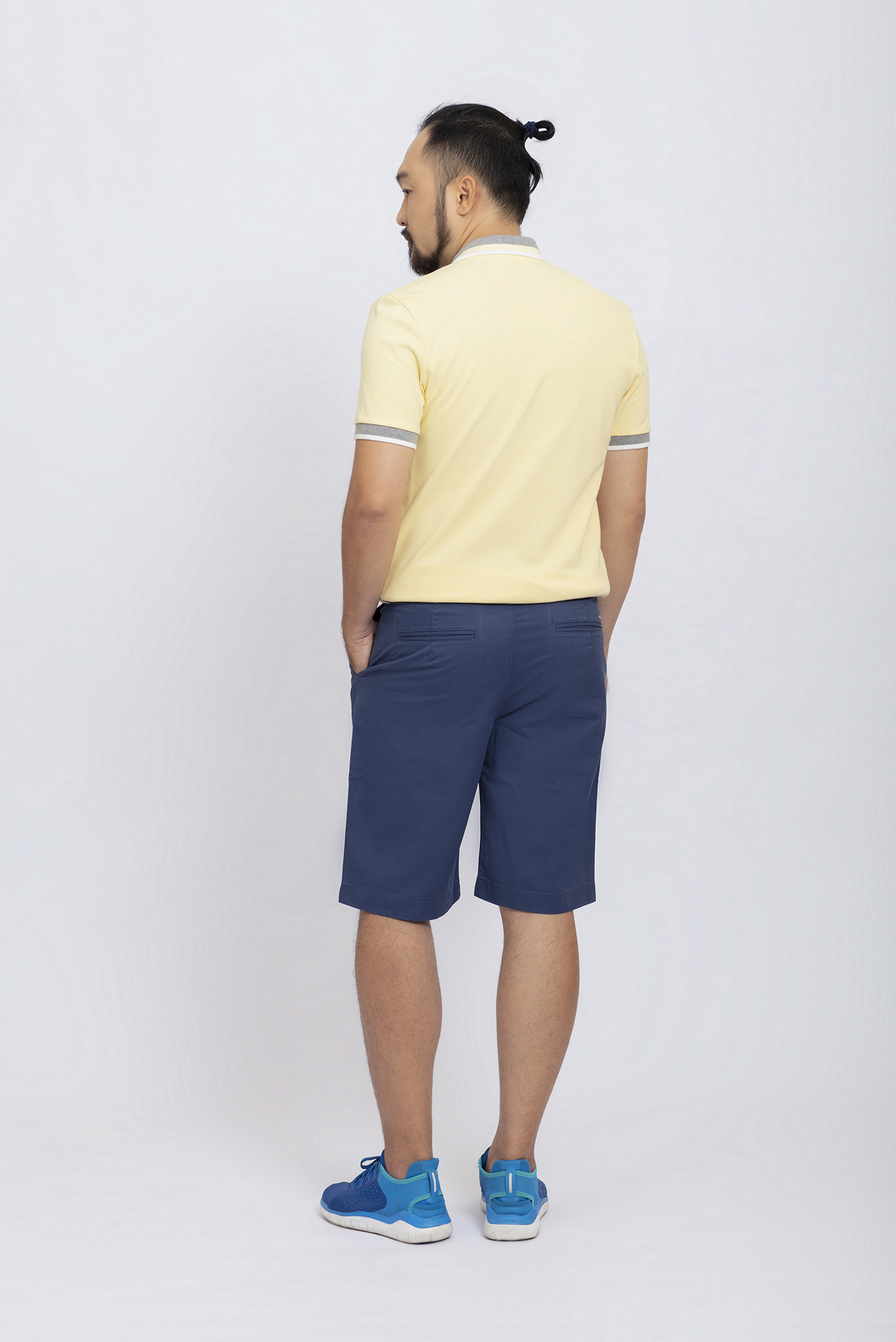 Quần short khaki nam xanh dương - HẾT HÀNG