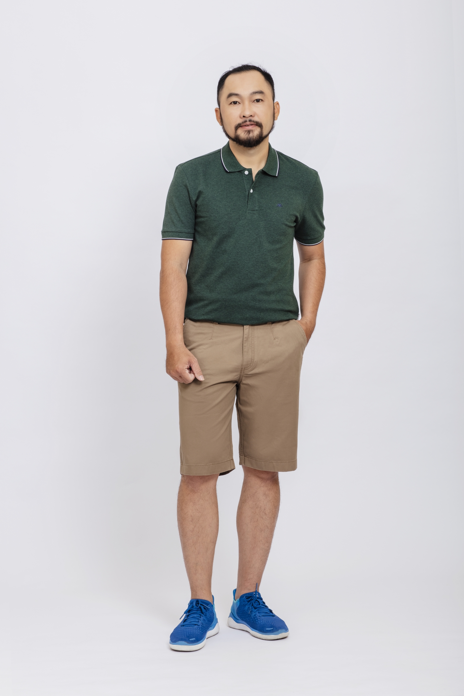 Quần short khaki nam màu nâu nhạt - HẾT HÀNG