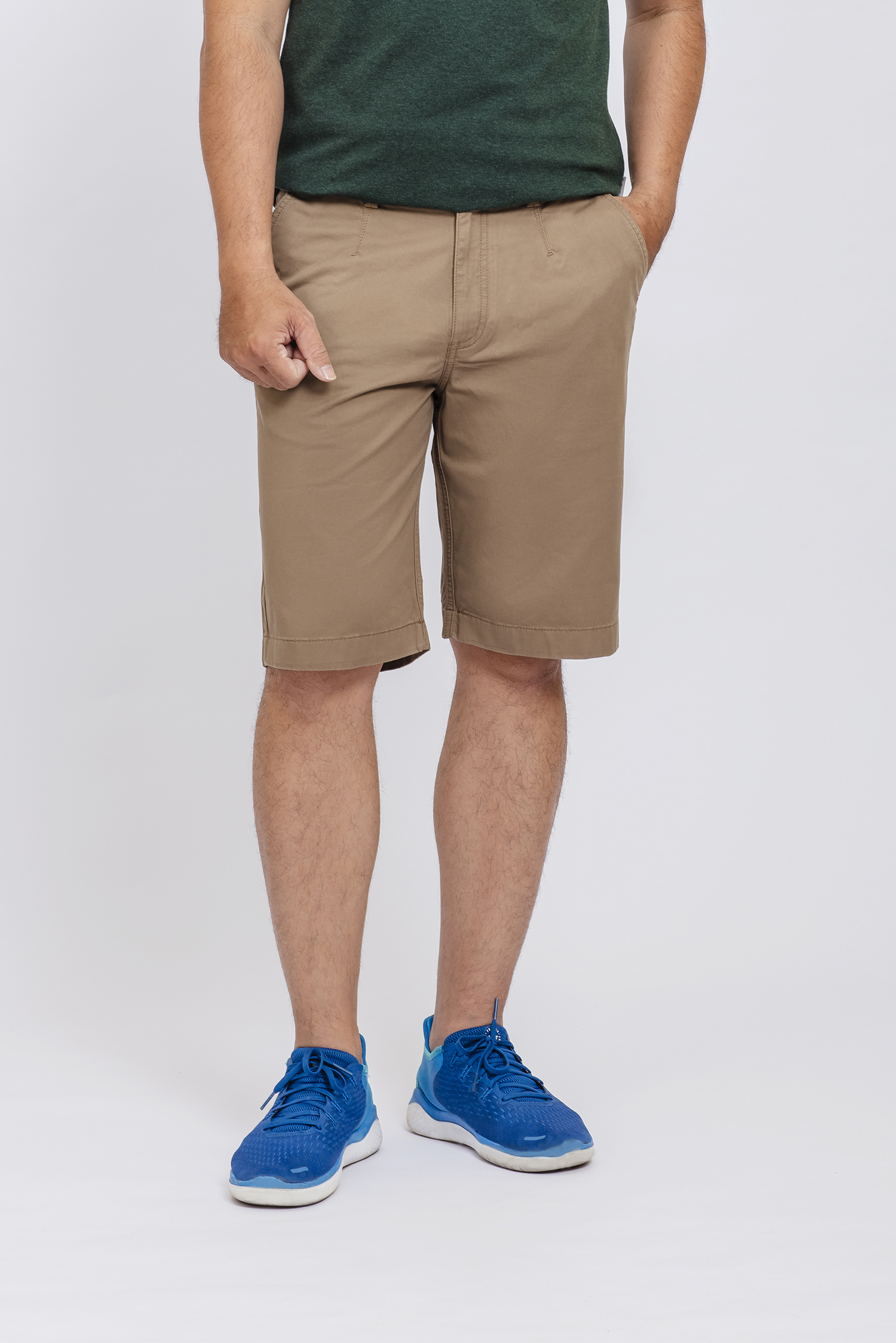 Quần short khaki nam màu nâu nhạt - HẾT HÀNG