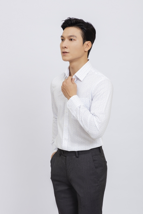 Sơ mi nam Slim fit dài tay in họa tiết - HẾT HÀNG