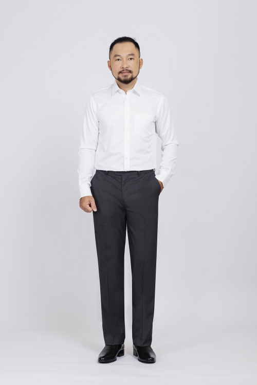 Quần tây nam Classic màu xám