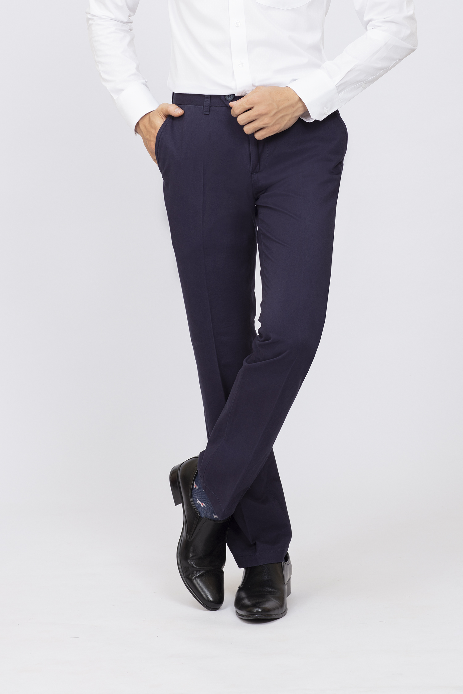 Quần Khaki  Slimfit Xanh đen