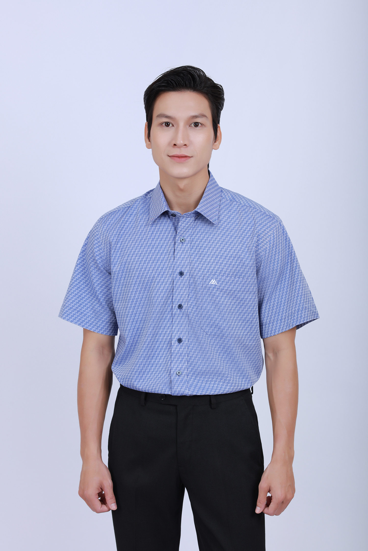 Áo Sơ mi nam ngắn tay - Casual vạt ngang - HẾT HÀNG