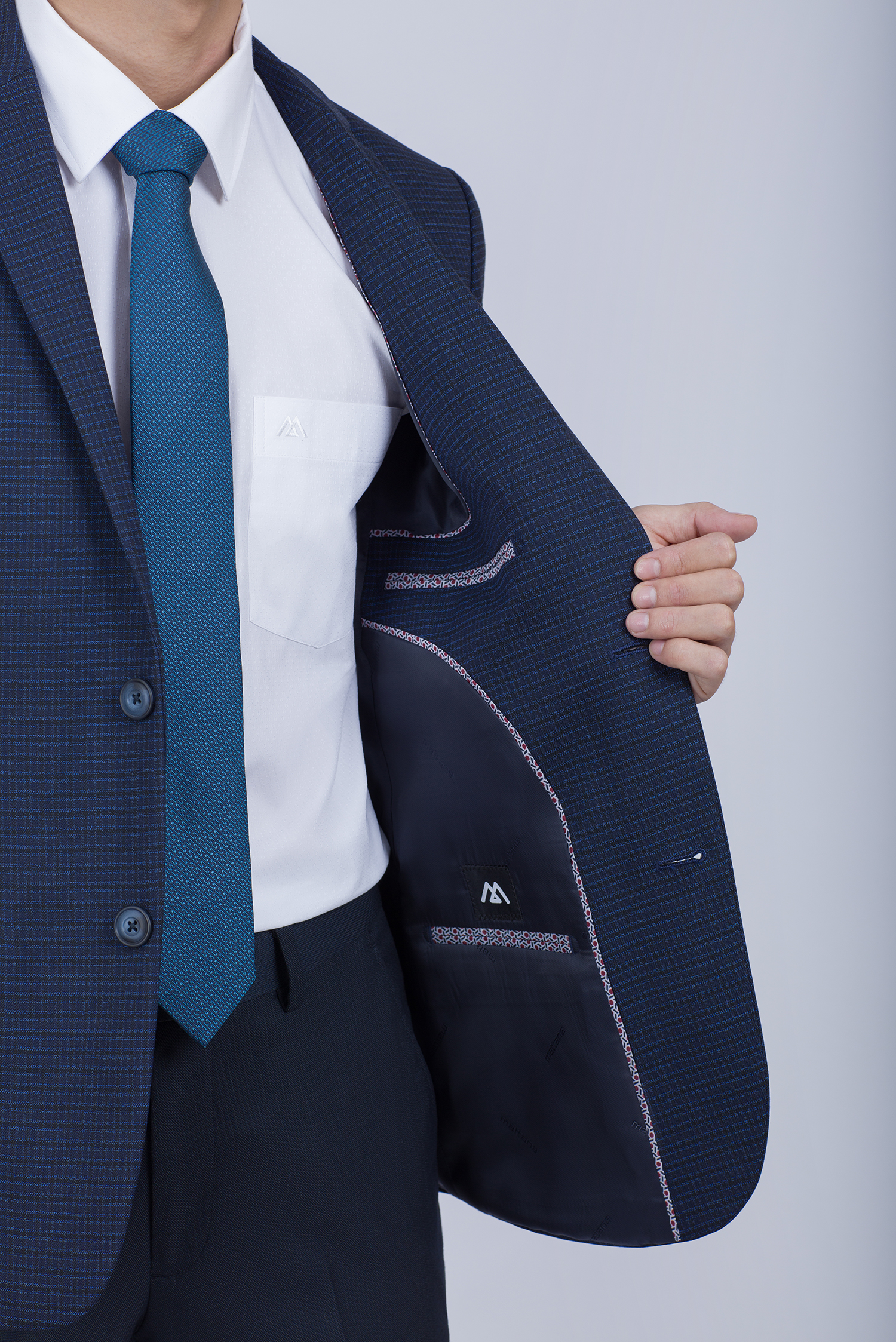 Áo Veston nam - Slimfit - xẽ 2 tà