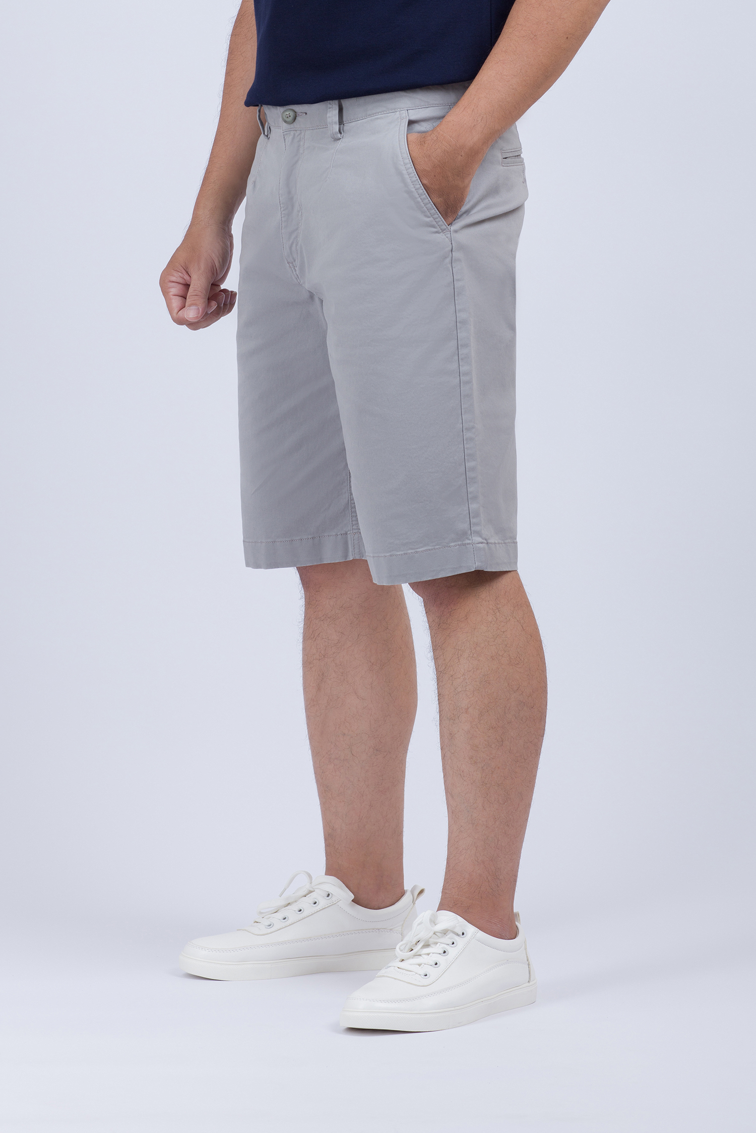 Quần Short nam màu xám nhạt