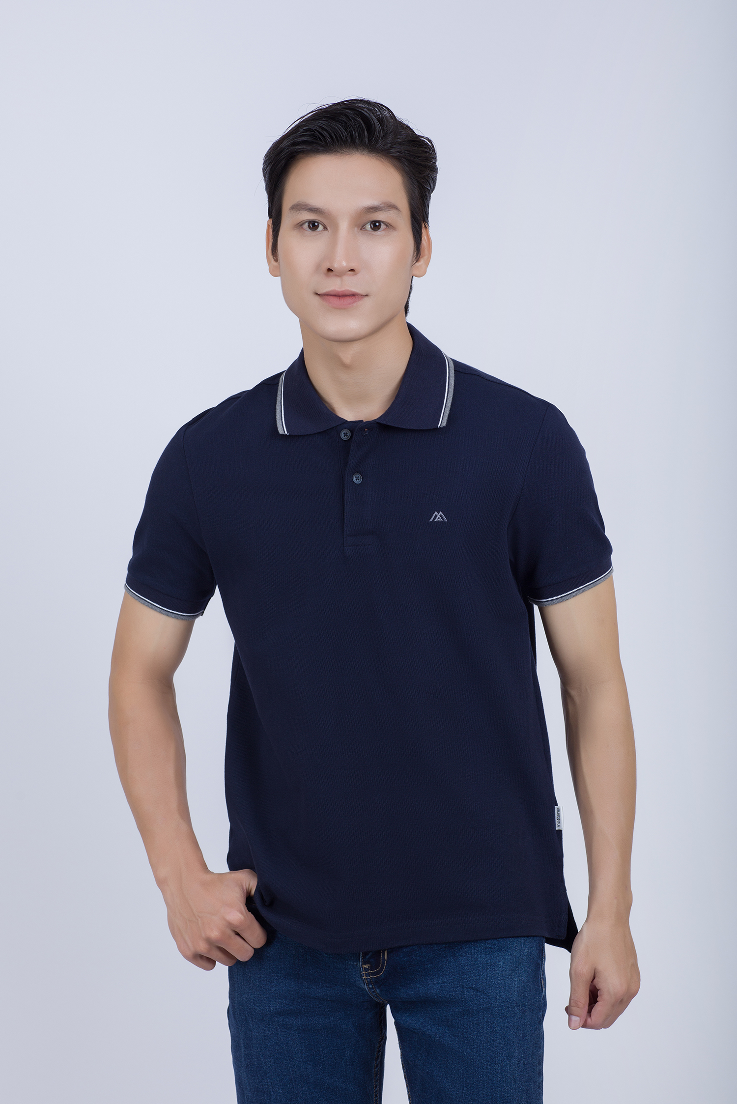 Áo Polo shirt nam ngắn tay-màu xanh đen - HẾT HÀNG