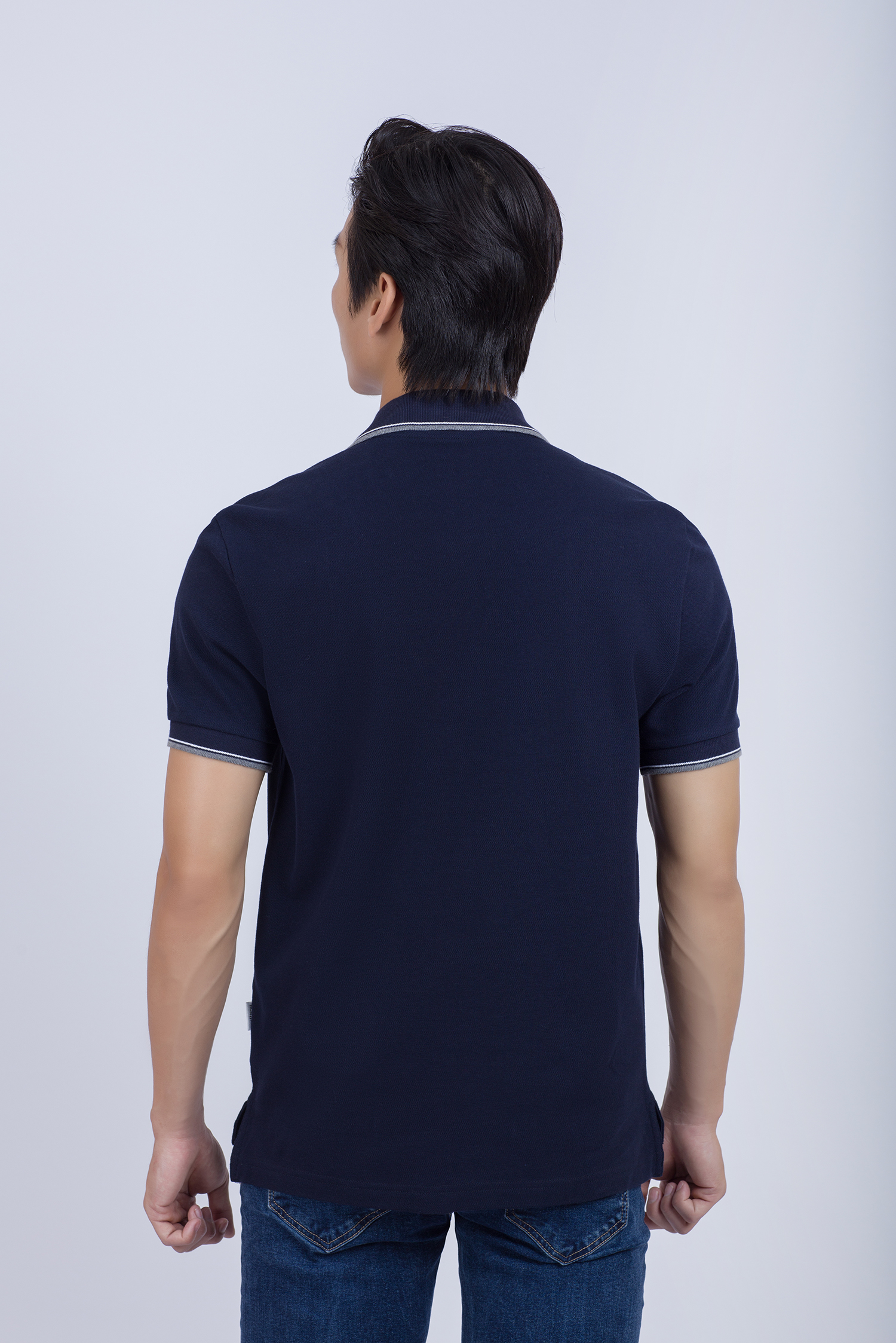 Áo Polo shirt nam ngắn tay-màu xanh đen - HẾT HÀNG