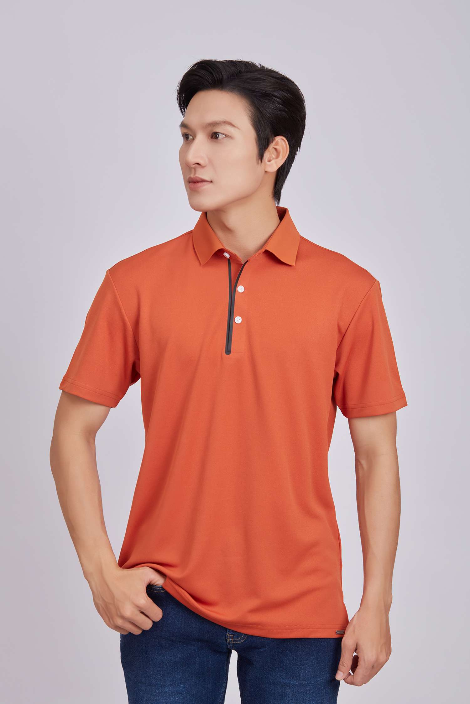  Áo Polo shirt nam ngắn tay - Màu cam