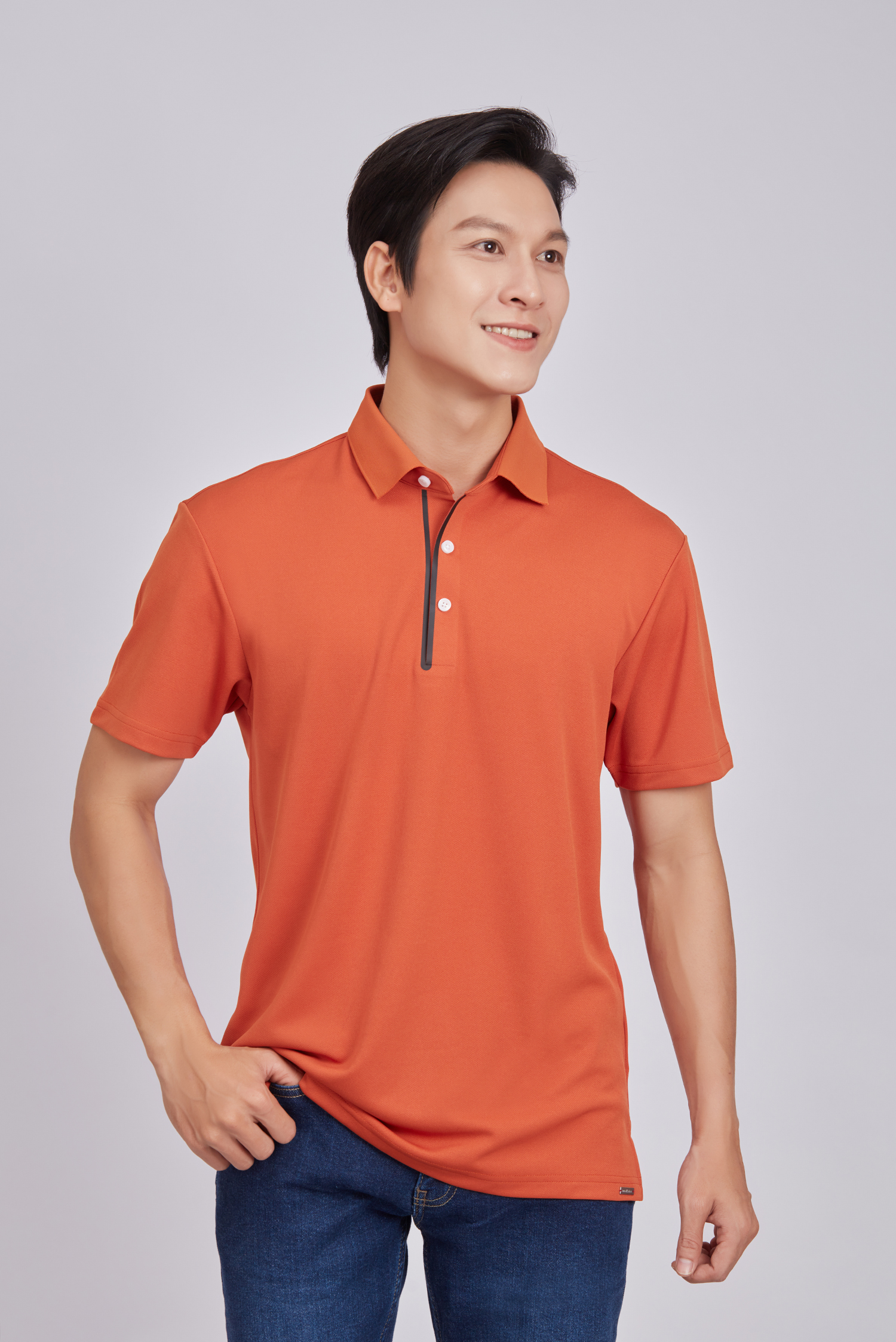  Áo Polo shirt nam ngắn tay - Màu cam