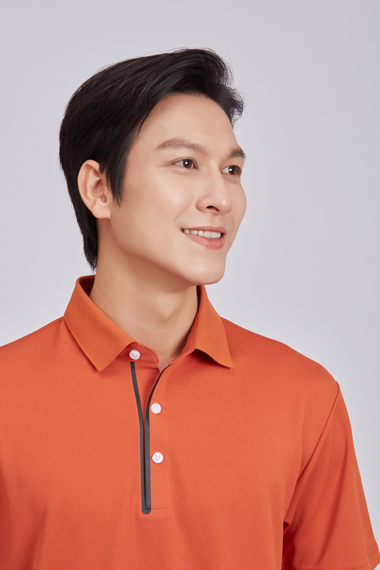  Áo Polo shirt nam ngắn tay - Màu cam