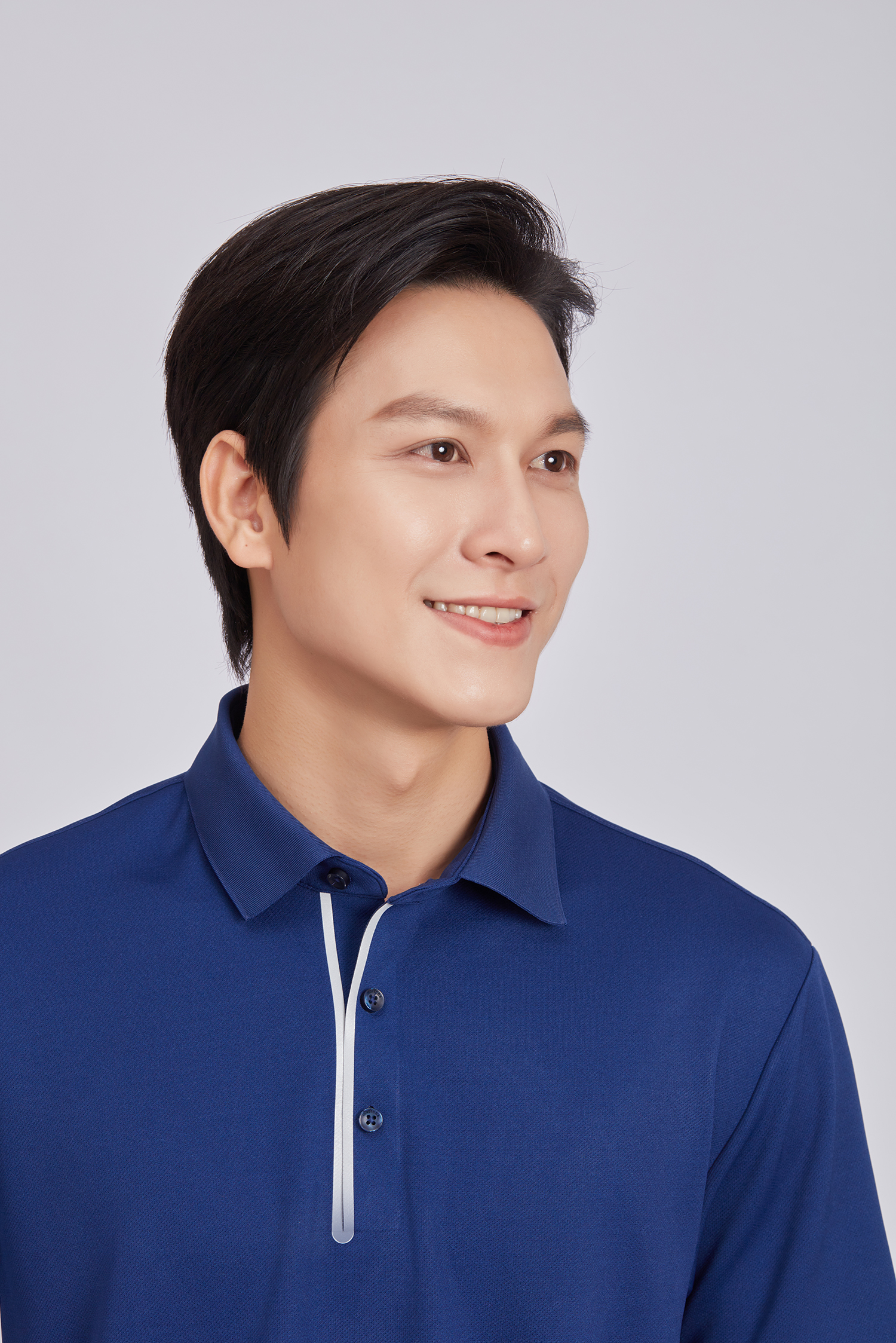  Áo Polo shirt nam ngắn tay- Màu xanh Navy