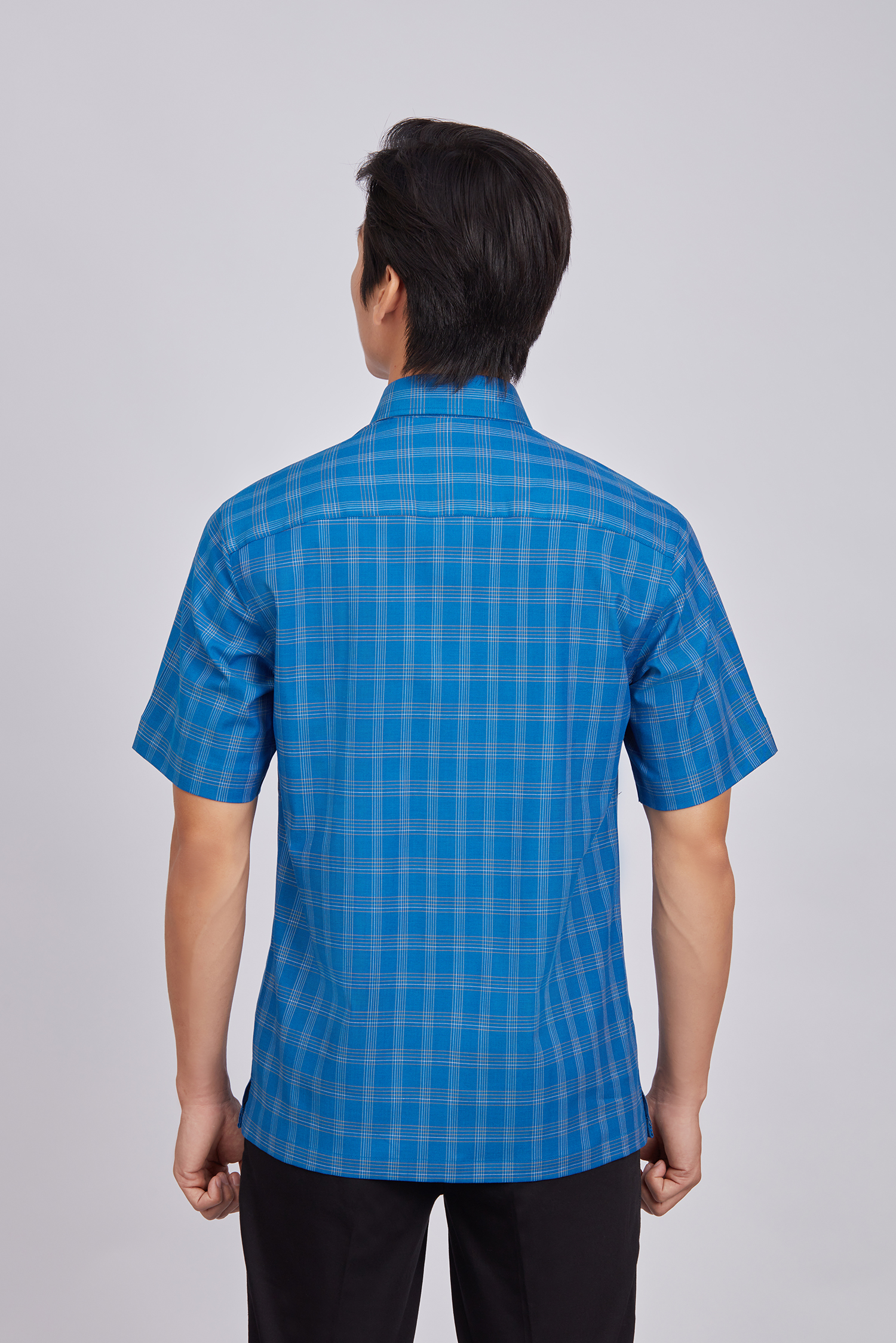 Sơ mi nam ngắn tay - Casual  vạt ngắn