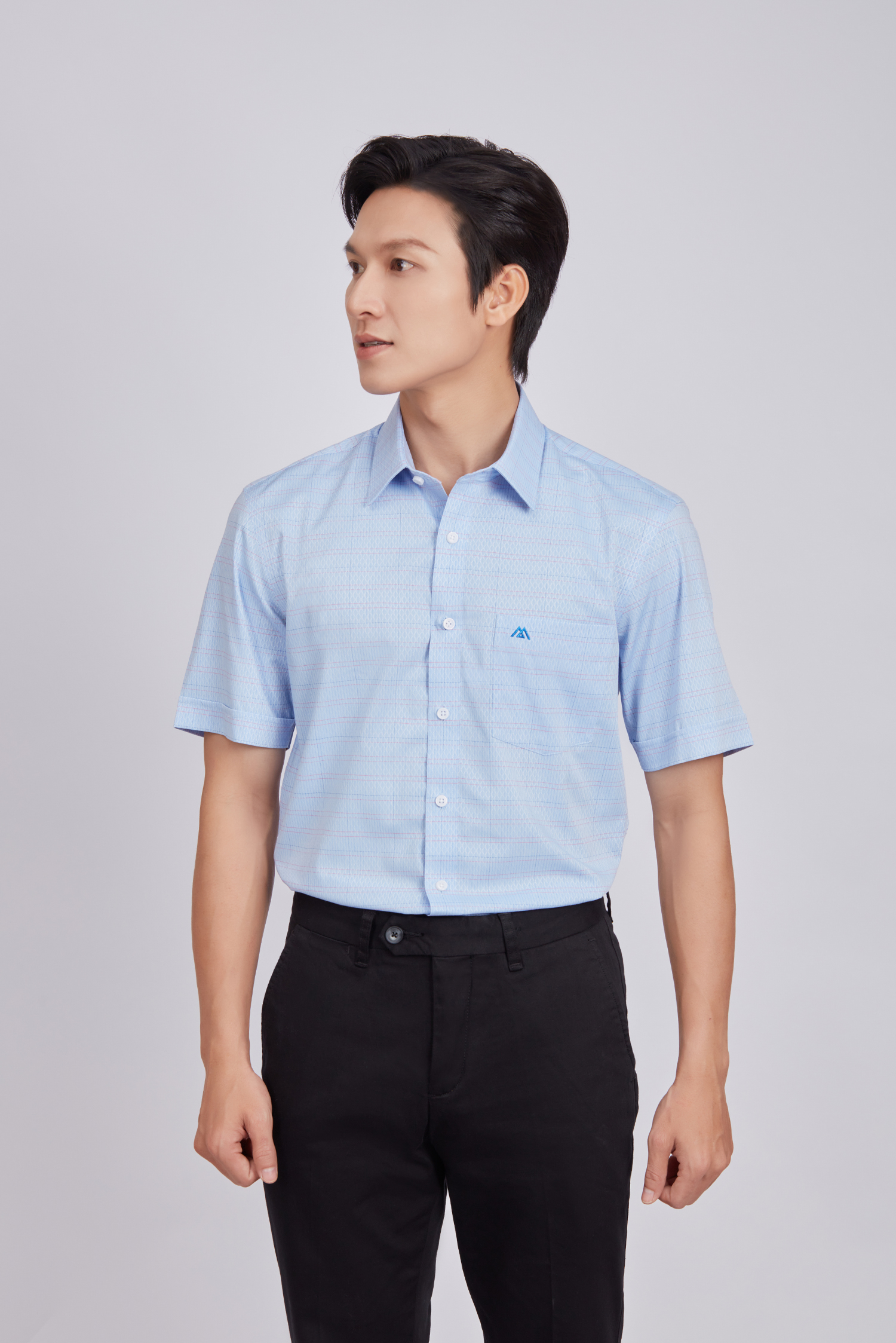 Sơ mi nam ngắn tay - Slimfit