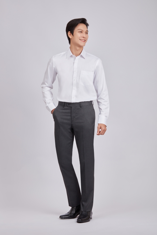 Quần Tây Nam - Slimfit màu xám đậm