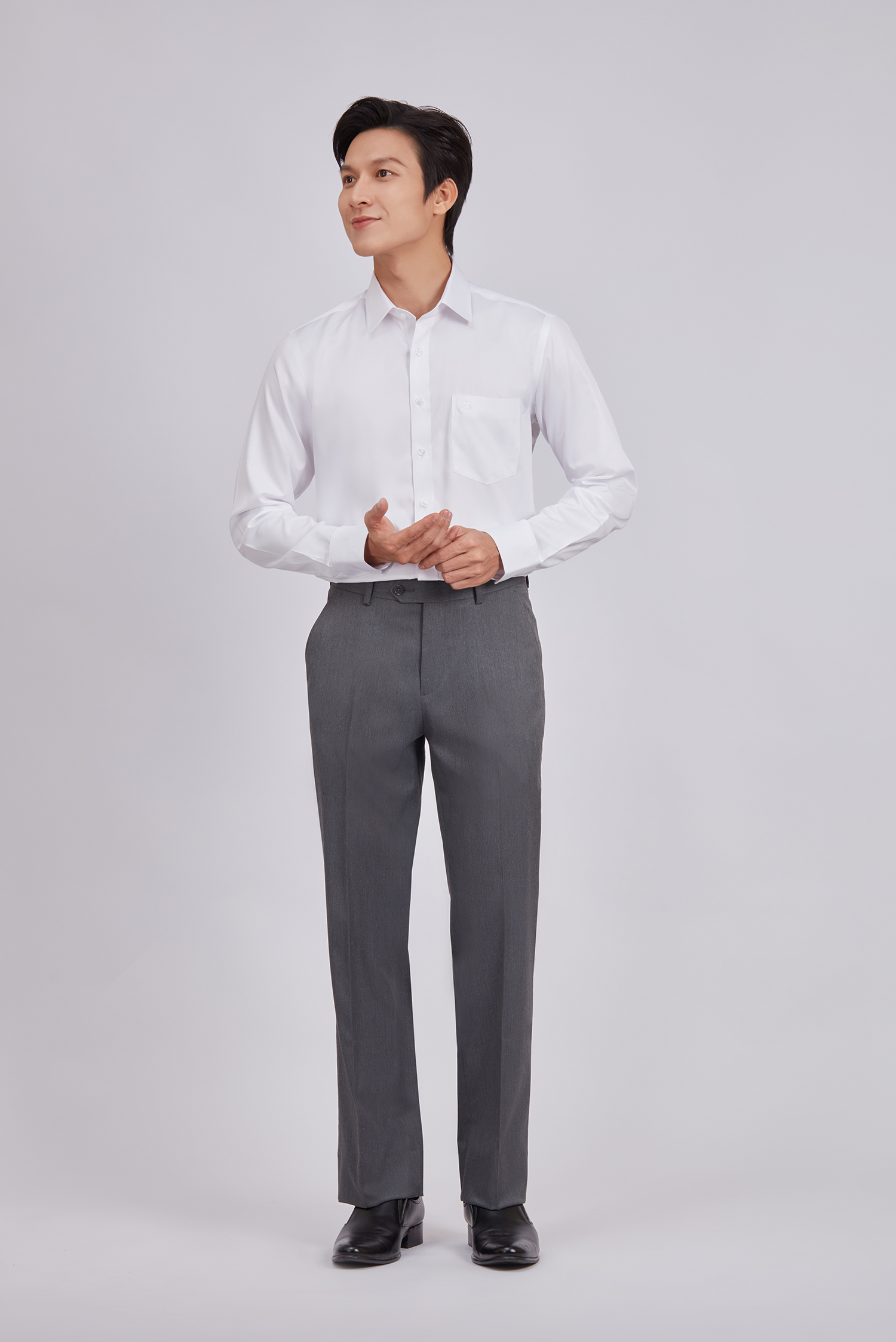 Quần Tây Nam - Classic 0 ly- Màu xám đậm - HẾT HÀNG