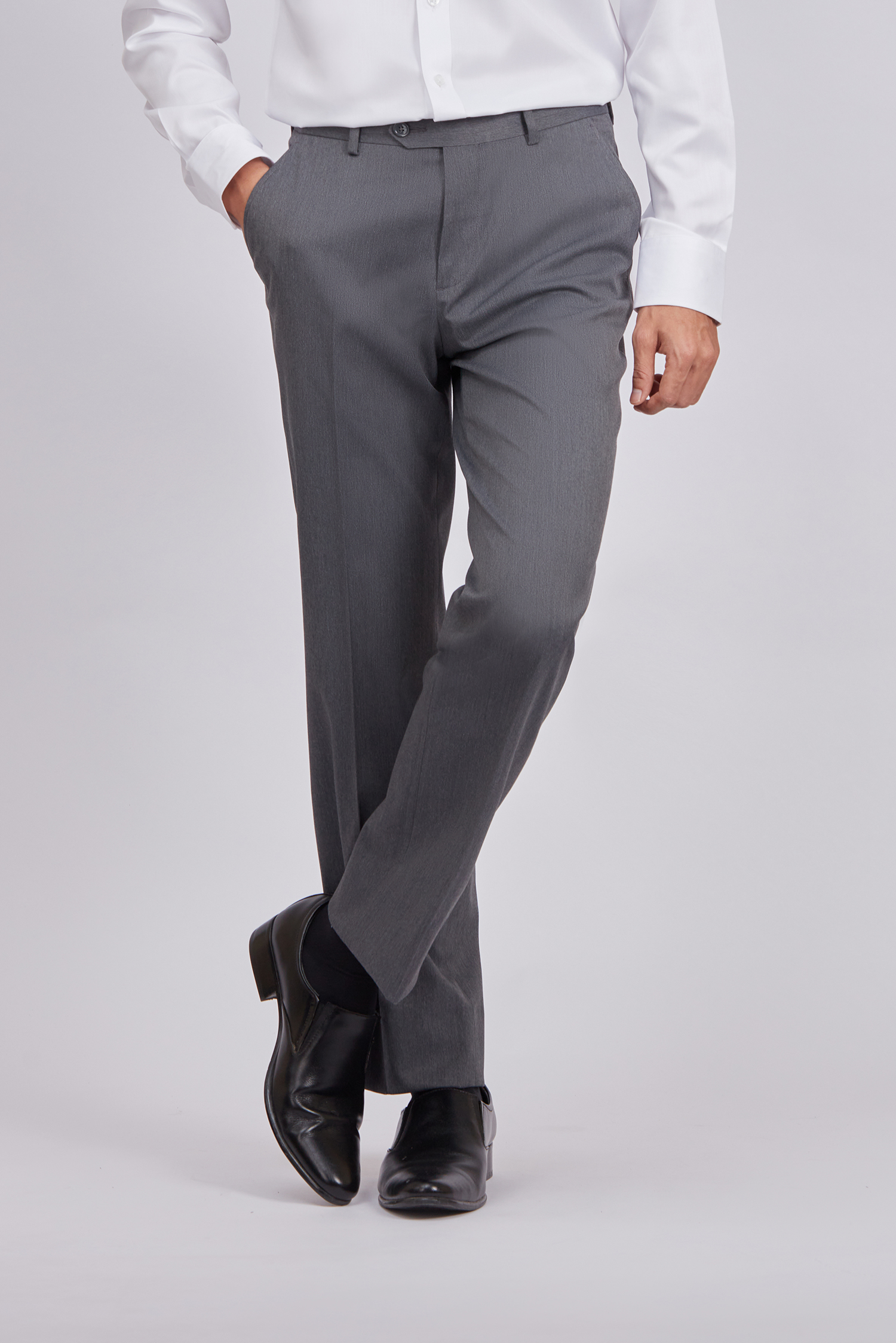 Quần Tây Nam - Classic 0 ly- Màu xám đậm - HẾT HÀNG