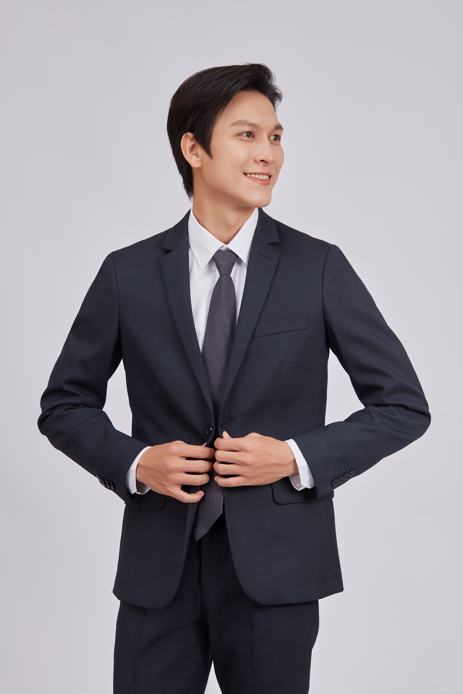 Bộ Veston nam - Slimfit - xẽ 2 tà 2 nút