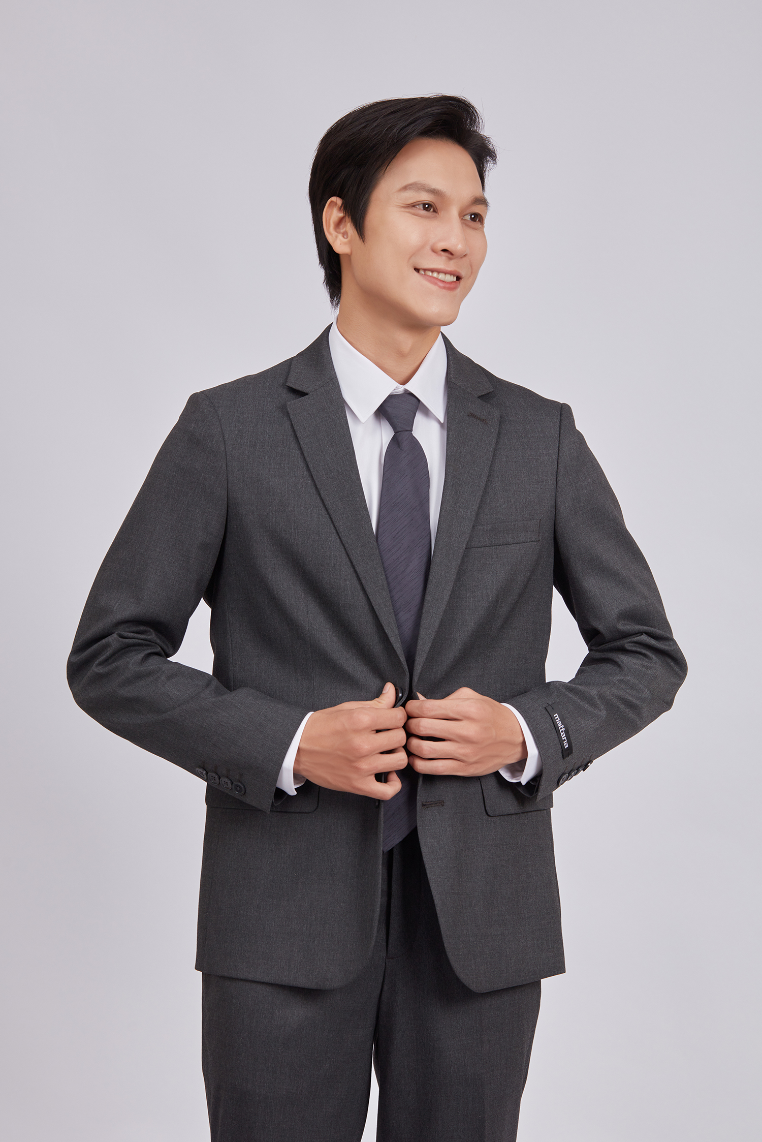 Bộ Veston nam Classic - Xẻ 2 tà 2 nút