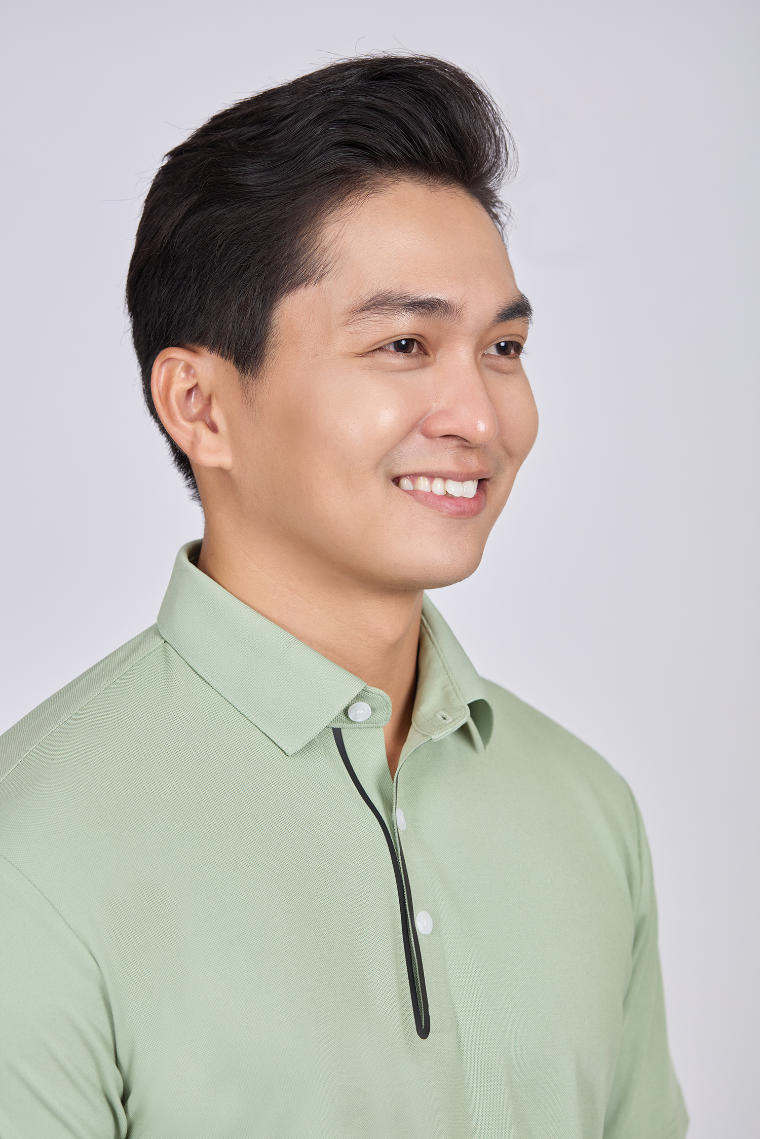 Áo thun nam màu xanh ngọc